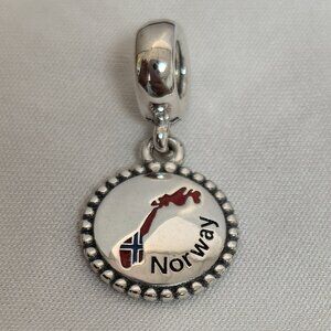 Pandora Norway Exclusive Charm Pendant, S925 Silver Jewelry